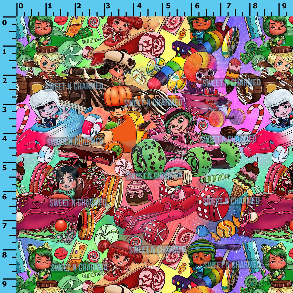 Candy Racers - Choose Fabric Base | Fabricmail – Sweet N Charmed