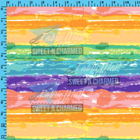 Candy Stripes - (Choose Fabric Base) Available Now