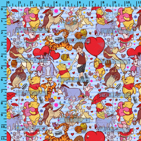 R59 - 100 Acre Friends - (Choose Fabric Base) Available Now