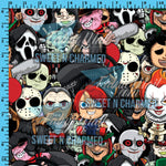 R79 - Slashers Collage - (Choose Fabric Base) Available Now