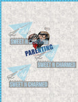R5 Flash Woven  - No Capes Parenting Panel 100% Cotton Woven (sizes available) - Available Now