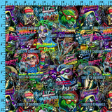 Retro Villains - (Choose Fabric Base) Available Now